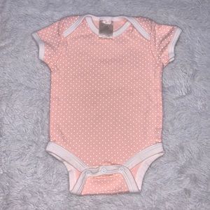 (3 for $10) pink polkadot bodysuit